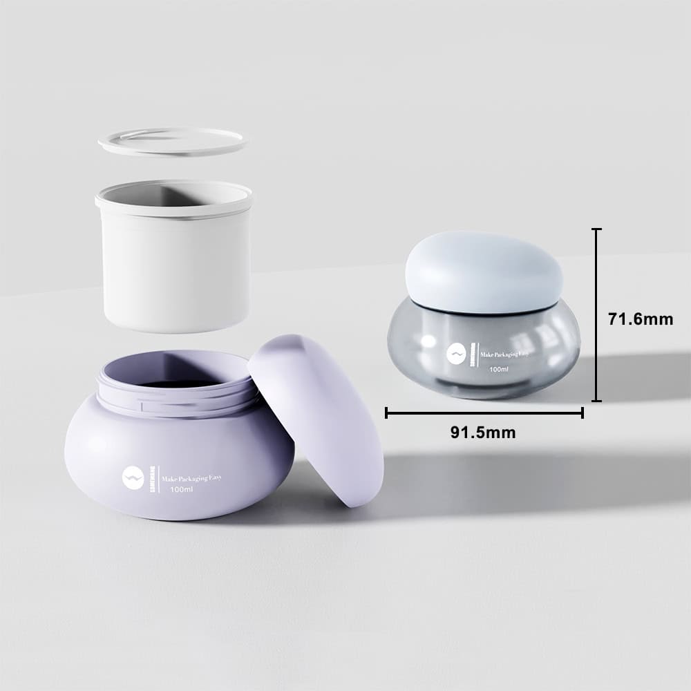 Double-wall Cream Jar - Image 4